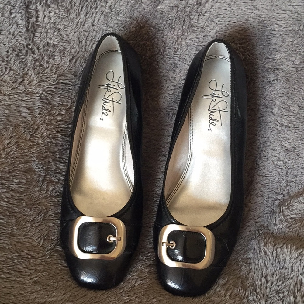 !!MARCH!! LIFE STRIDE black ballerina *VEGAN*